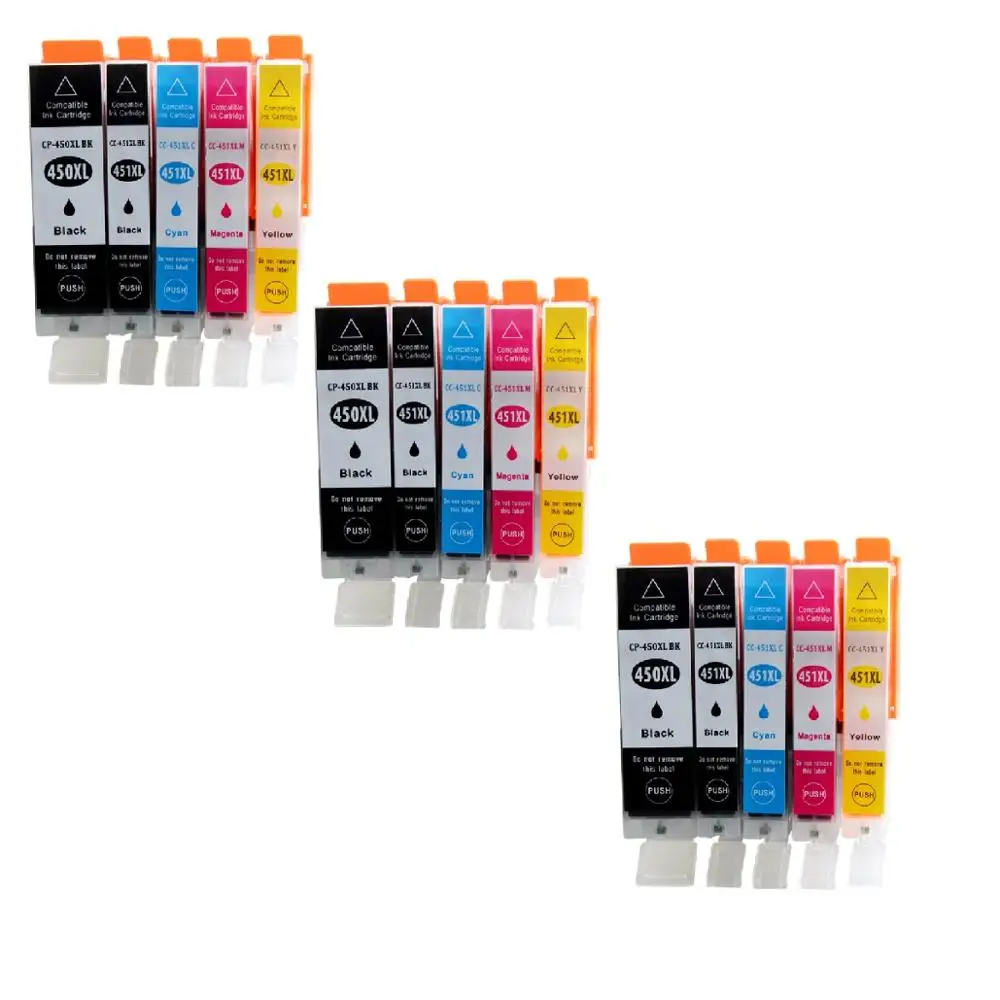 XIMO для Canon PIXMA IP7240 MG5440 MG5540 MG6440 MG6640 MG5640 MX924 MX724 IX6840 принтер - Цвет: 450 451 3SETS