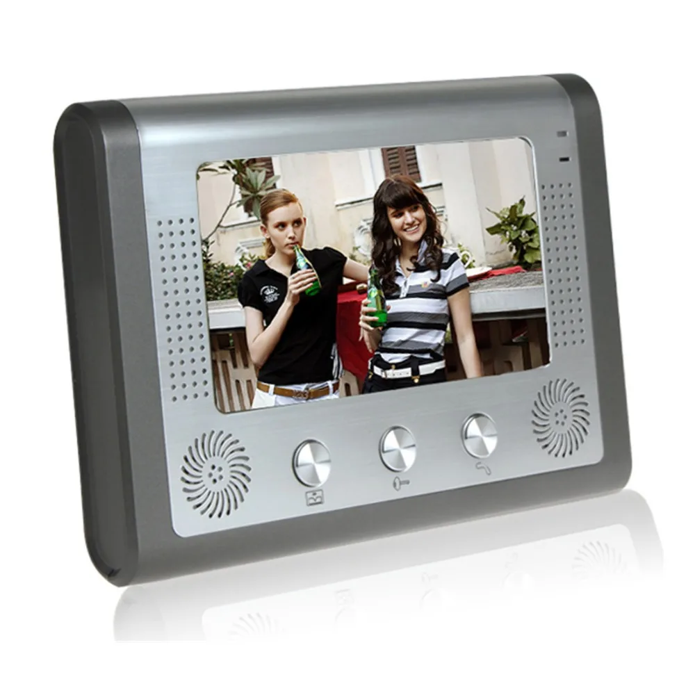 Hot  7''TFT Color Video door phone Intercom Doorbell System video surveill Kit IR Camera doorphone monitor Speakerphone intercom