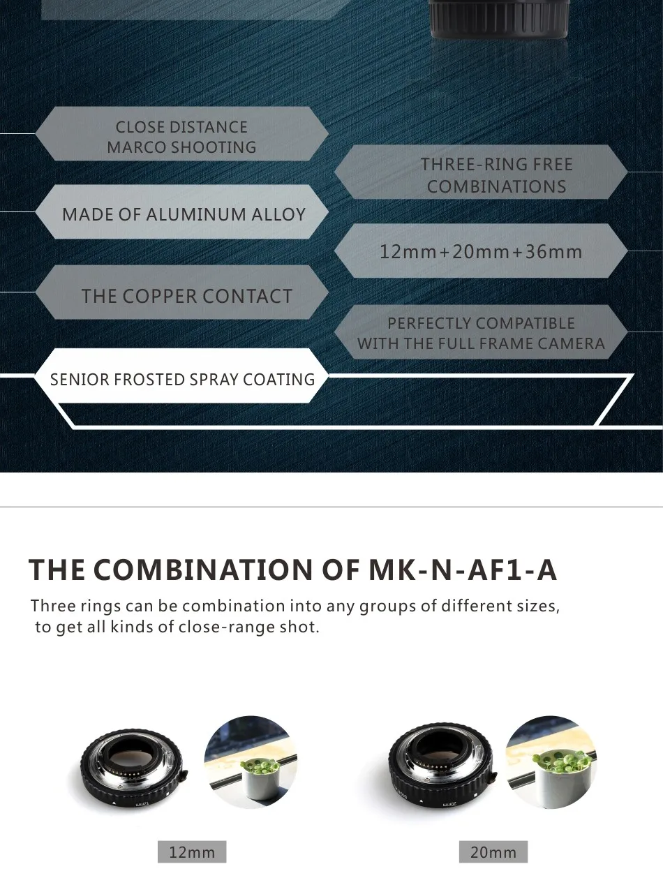 Meike MK-N-AF1-Al адаптер Удлинительное Кольцо для автоматического фокуса AF для Nikon D7100 D5200 D3100 D800 D90 D800E D5100 D7000 цифровых зеркальных камер