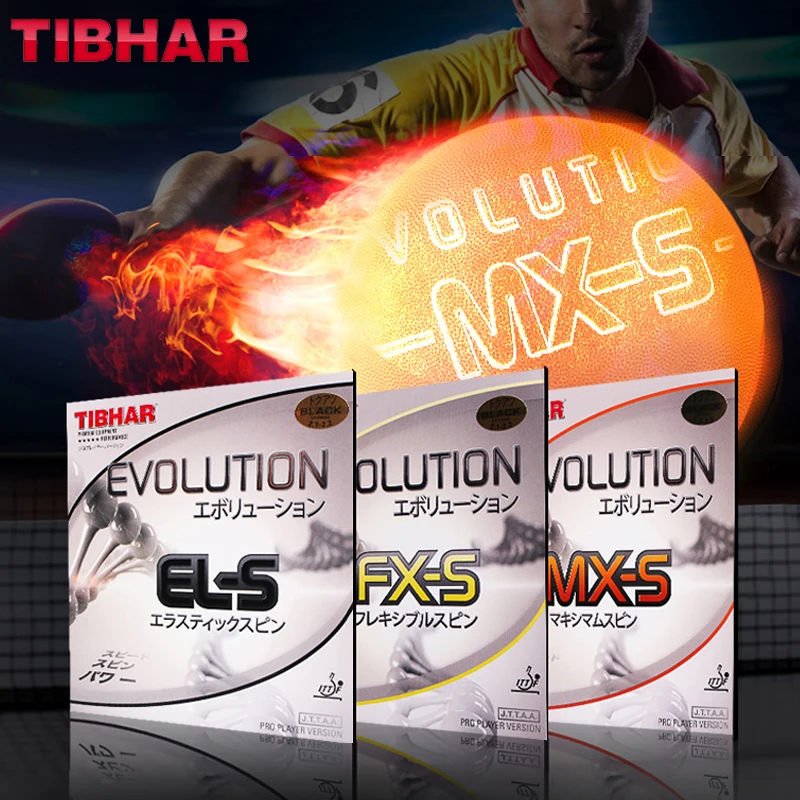 TIBHAR EVOLUTION EL S / MX FX немецкая резиновая губка для настольного тенниса в стиле пинг