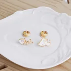 Брошь-булавка Женская, из сплава в форме рыбьей кости, брошка мультфильм, Подарочная брошка