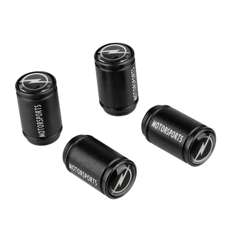 Black for Opel Колпачок Клапана s для Opel Astra j g Corsa Insignia Vauxhall Zafira Vectra MG 3 5 7 украшение шин колпачок ствола колеса пыли автомобилей - Цвет: Black for Opel