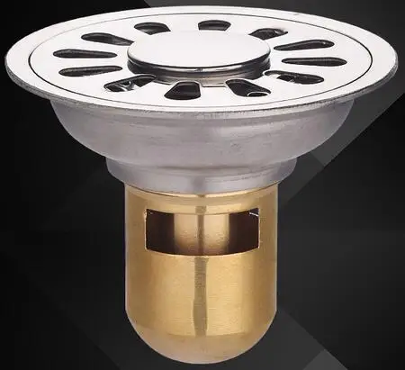 B-Dual use 304 нержавеющая сталь 9 см круглый дезодорант трап кухня ванная комната Стиральная машина балкон двойного назначения трап - Цвет: B-Dual use