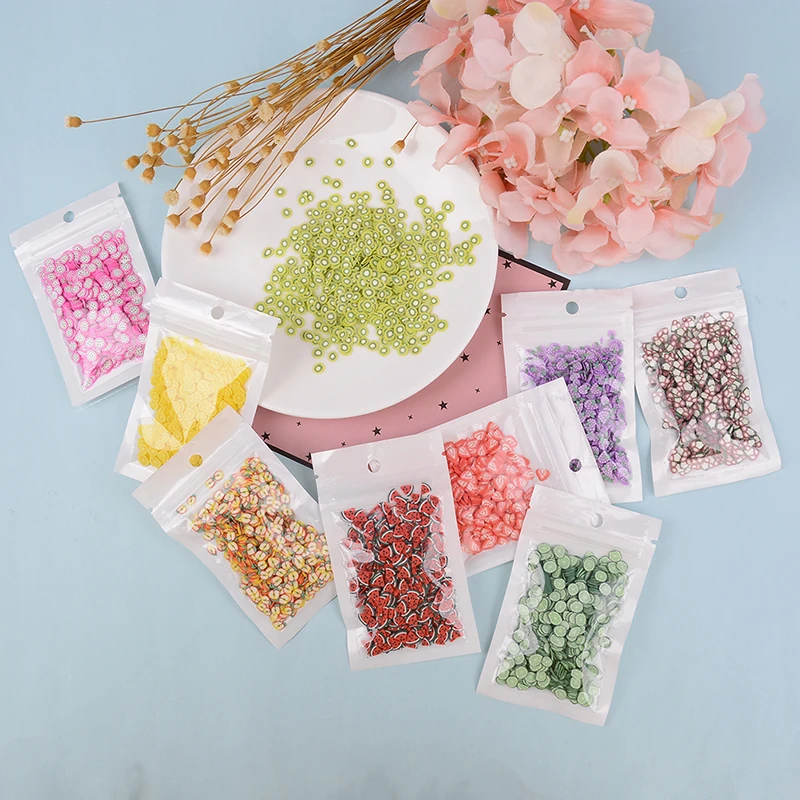 5 мм фруктовый ломтик слизи глина брызги для наполнителя поставки игрушки детей