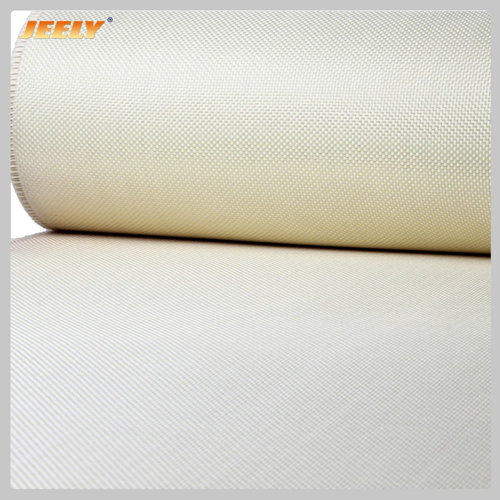 Jeely Aramid 60gsm до 200gsm волокна простой тканый материал арамида вплетать в пряжу