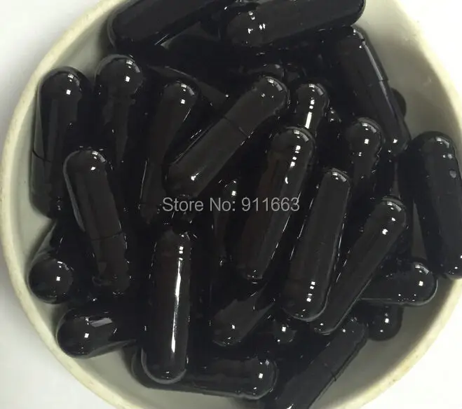 

2,000pcs 0# black-black colored capsules,gelatin empty capsules size 0 (joined or seperated capsule available!)