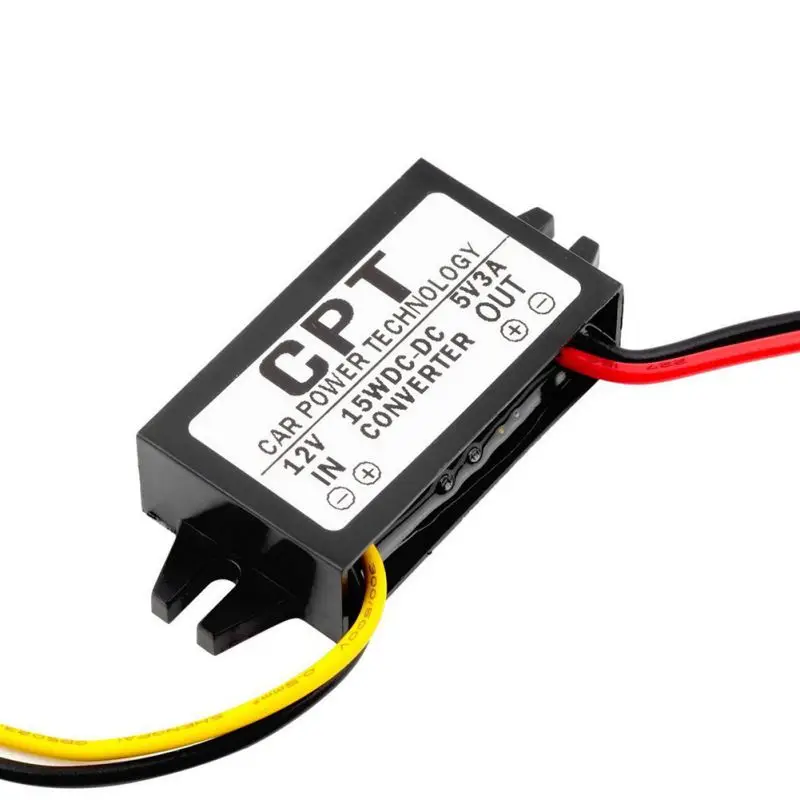 Простой 12В до 5В 3а 15 Вт Автомобильный светодиодный дисплей питания CPT-UL-1 DC/DC
