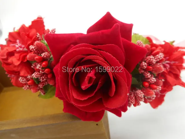 Свадебная Королева Роза Гортензия Цветочная Корона потертый шикарный