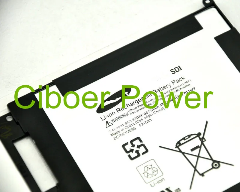 Оригинальный аккумулятор P21GK3 для ноутбука Surface RT 1516 21CP4/106/96 7 4 V 31 5 WH | Компьютеры и