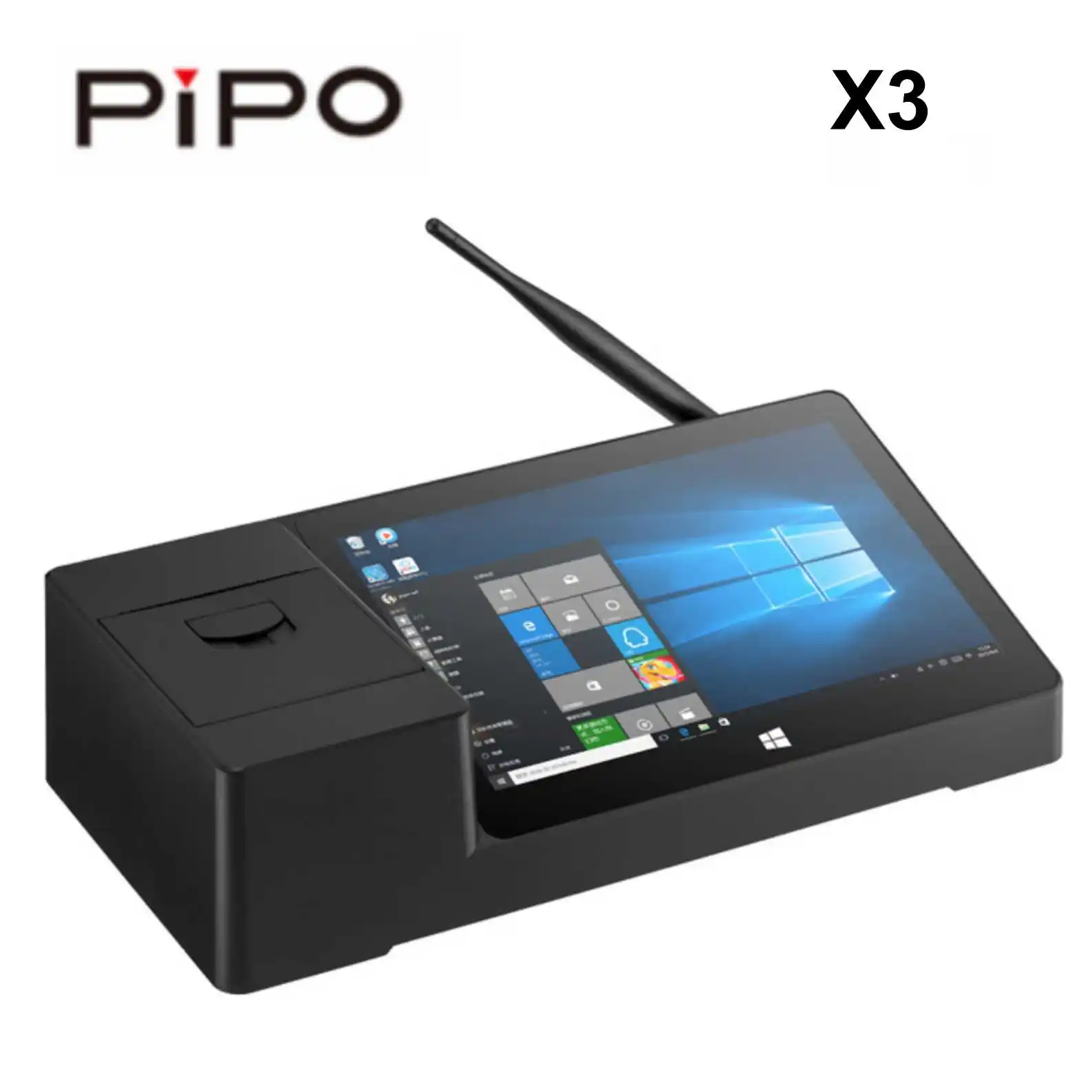 8,9 дюймов 1920*1200 pipo X3 POS машина принтер мини ПК Windows 10 ПК компьютер Intel Z8350 Smart tv Box 2G 32G с 4 USB