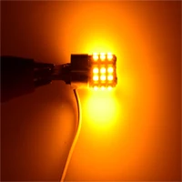 white yellow T10 Led торможение заднего хода поворотники DRL Дневной ходовой задний Светильник лампы желтый белый двойной цвет автомобили мотоцикл T101 - Испускаемый цвет: white yellow
