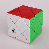 Colorful Бренд Dayan Four Dino Skew Magic Cube speed Puzzle 4-Axis 4-Rank Cubes Развивающие игрушки для детей - Цвет: Colorful