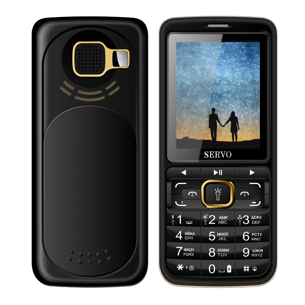 Телефон SERVO S10 2,8 дюймов 3 sim-карты 2500 мАч четыре цвета мигающий светильник Mosqutio Repellent лампа power bank мобильный телефон