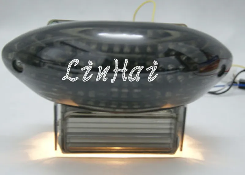 1 шт. светодиодный мотоцикл дымчатые линзы задних фонарей указателей повтора