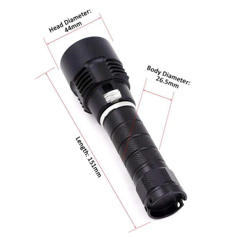 2000LM XM L2 XML2 светодиодный фонарик Дайвинг Плавная тусклая подводного погружения