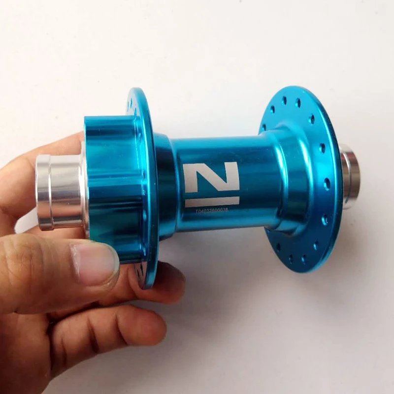 DH41SB 32H in Blue Novatec DH61SB AH DH MTB горный велосипед Передняя Ступица подшипник дисковый тормоз 32 36 отверстия 32h 36h велосипедные ступицы 20 20 мм через 110 мм - Цвет: DH41SB 32H in Blue