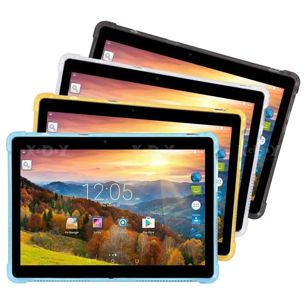Xgody 10 1 дюймов оригинал 3G с функцией звонка Android 7 0 четыре ядра 1G + 16G планшет ПК WiFi