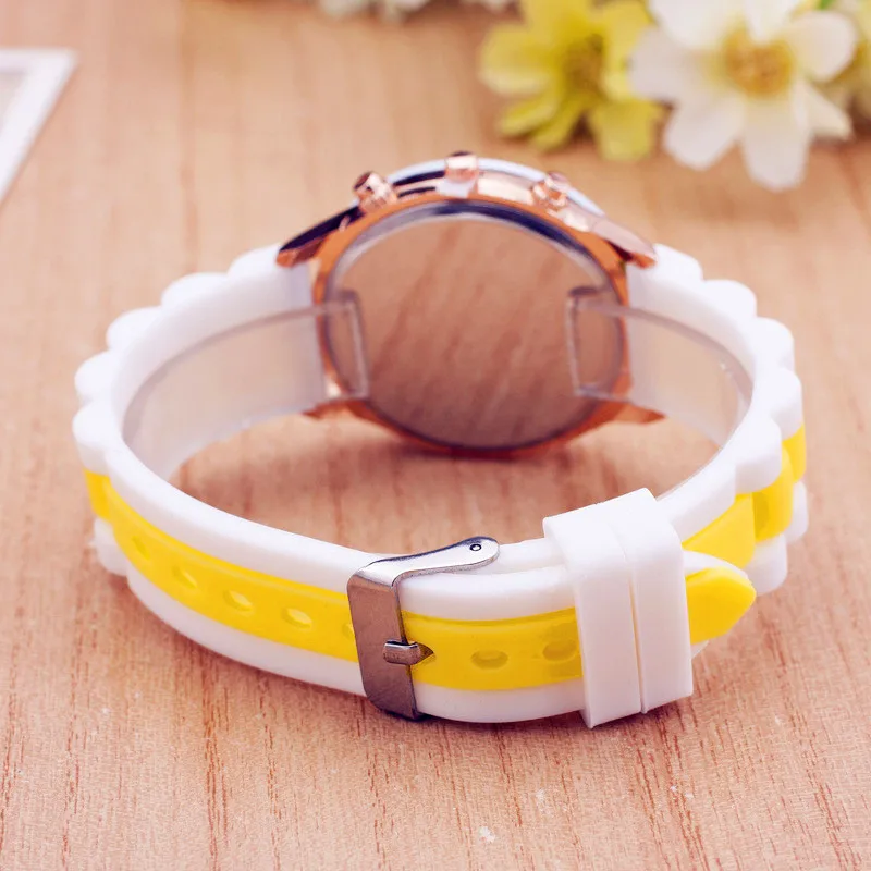 Модные Топ унисекс relogio masculino relojes Para Hombre Curren силиконовые подарочные двухцветные