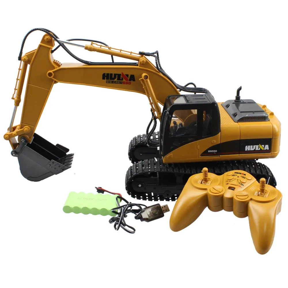 Huina RC экскаватор лопатка из сплава 15 CH 2 4G электрический пульт дистанционного