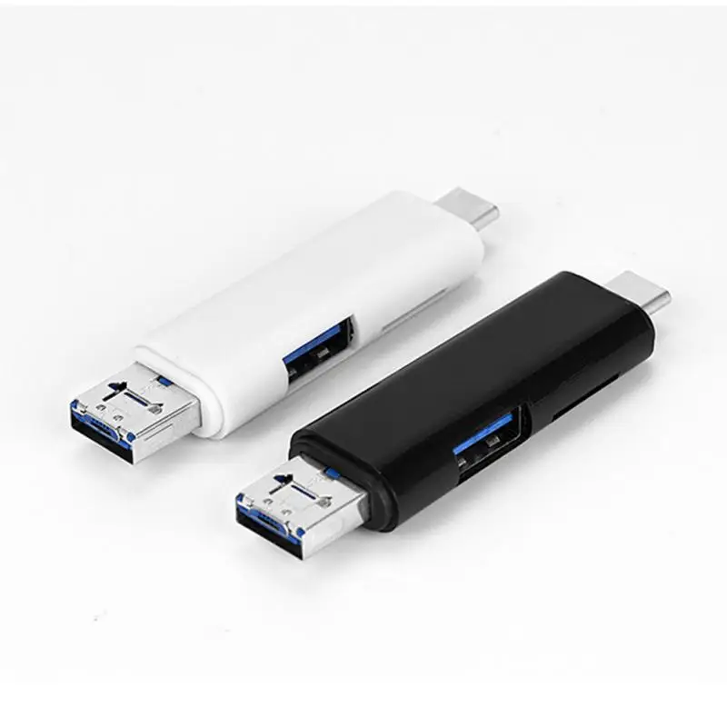 3 в 1 type-c кард-ридер для Android заголовки OTG расширение Micro USB 3,1 кард-ридер