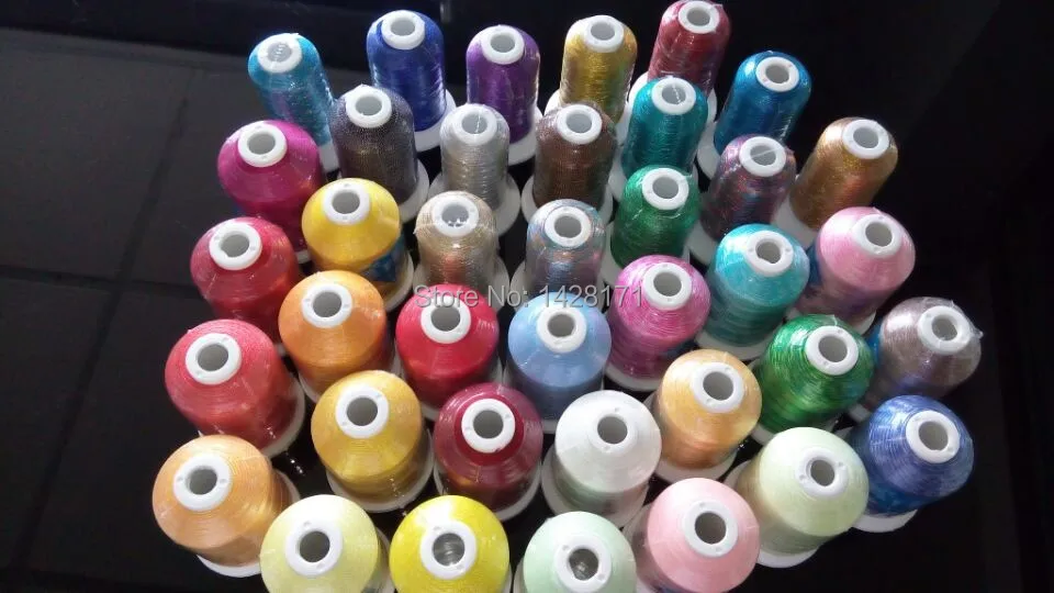 Нить из полиэстера Simthread 1000 м 6 цветов используется для вышивания а также удочек