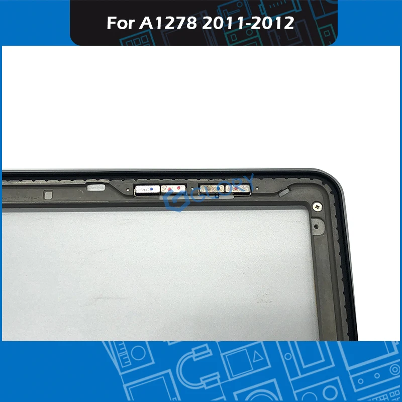 A1278 ЖК-дисплей Панель задняя крышка для Macbook Pro 1" Unibody A1278 светодиодный Экран дисплей задний Чехол Корпус Замена 2011 2012