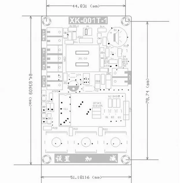 5 шт./лот реле времени на 12 в пост. Тока плата контроля напряжения время цикла