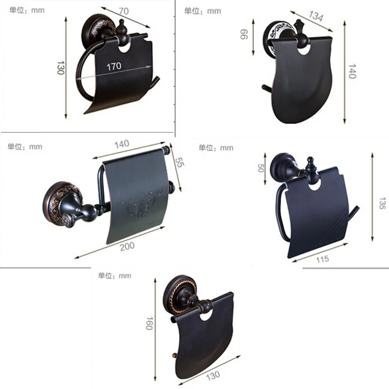 5- style Wall Molunted Roll Tissue Toilet Paper Holder Rack Bathroom Kitchen with Cover | Обустройство дома