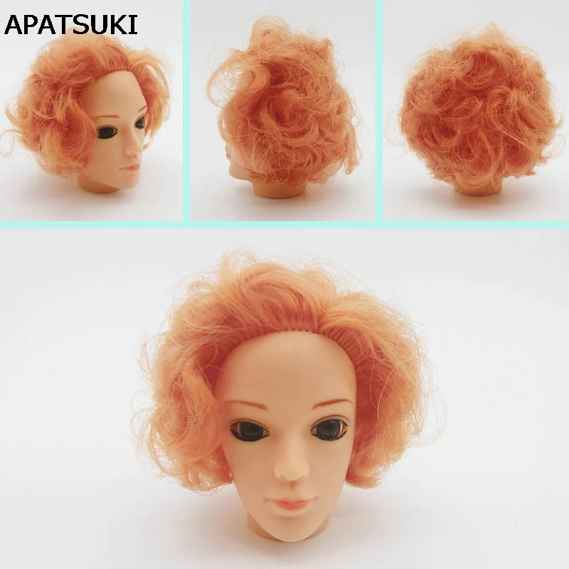 3D глаза золотые волосы мужские кукольные головки для Кен мальчик парень Кэн 1/6