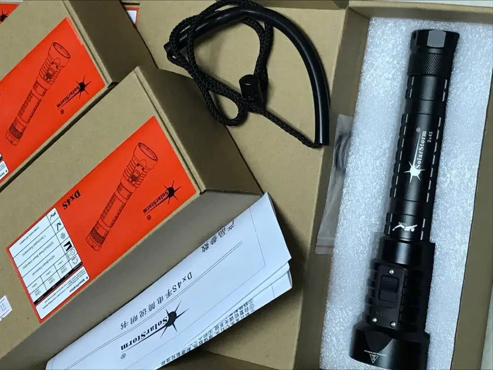 Дайвинг фонарик IPX8 водонепроницаемый 4x CREE XM-L L2 светодиодный белый/желтый фонарь подводная лодка лампа 8000 Люмен фонари DX4S светодиодный