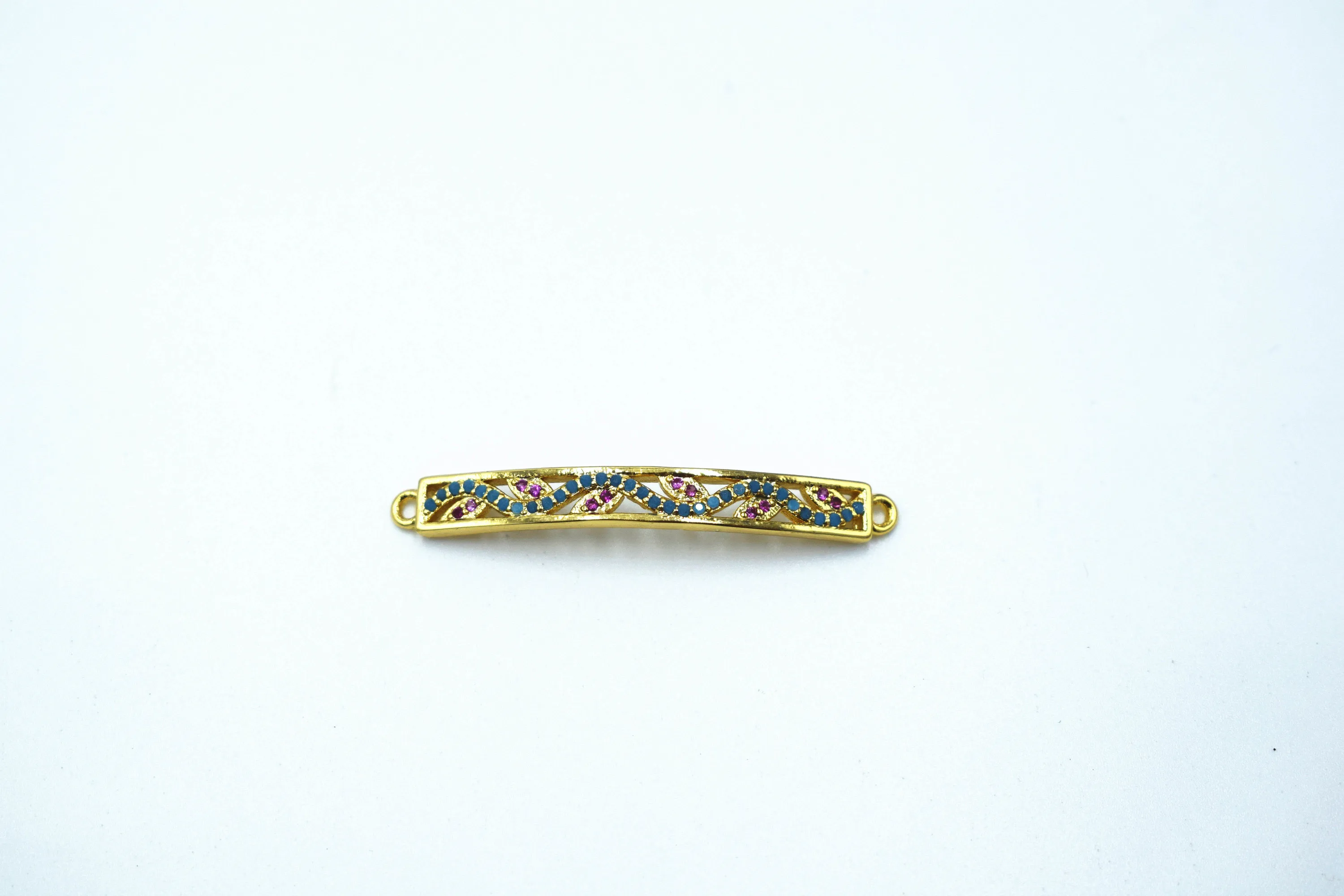 Cubic Zirconia Bracelet Pendant.Micro-inlay Zirconia.Gold Plating 24K Gold. Color Durable Jewellery Accessories | Украшения и