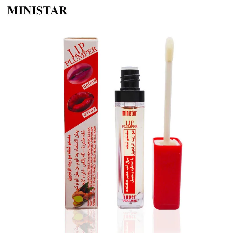 MINISTAR макияж супер объем пухлый it блеск для губ Косметика Увлажняющий крем