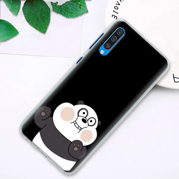 07 Милый Мы Голые Медведи чехол s крышка для samsung Galaxy A30 A50 A70 A80 M10 M30 A7 A6 A8+ A9 ПК Жесткий Чехол Для Телефона - Цвет: 07