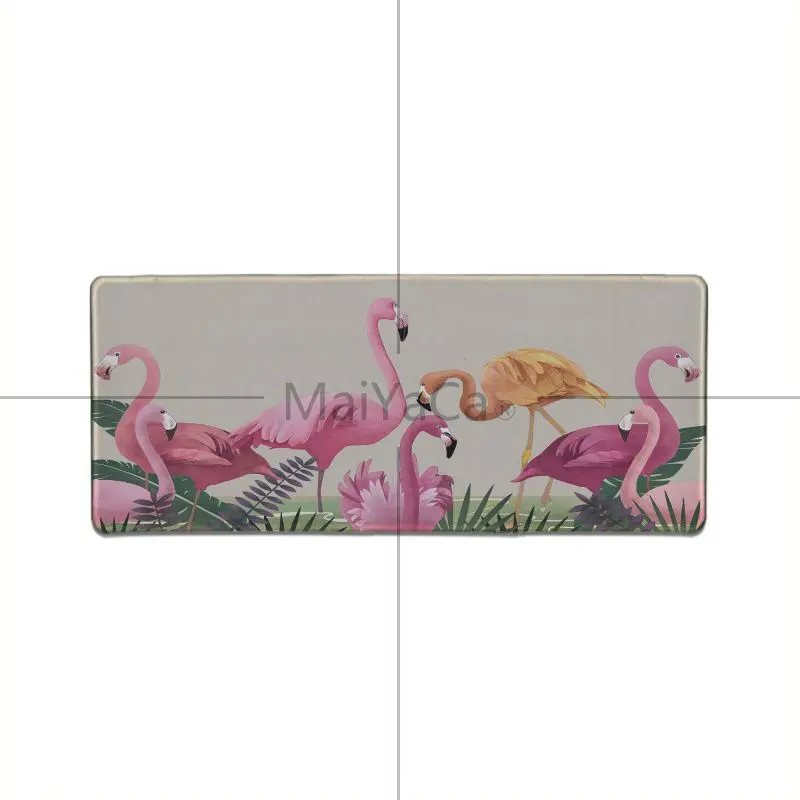 

MaiYaCa Custom Skin Flaming Flamingos Office Mice Gamer Soft Mouse Pad Radiation Decorate Your Desk Non-Skid Rubber Pad mouse