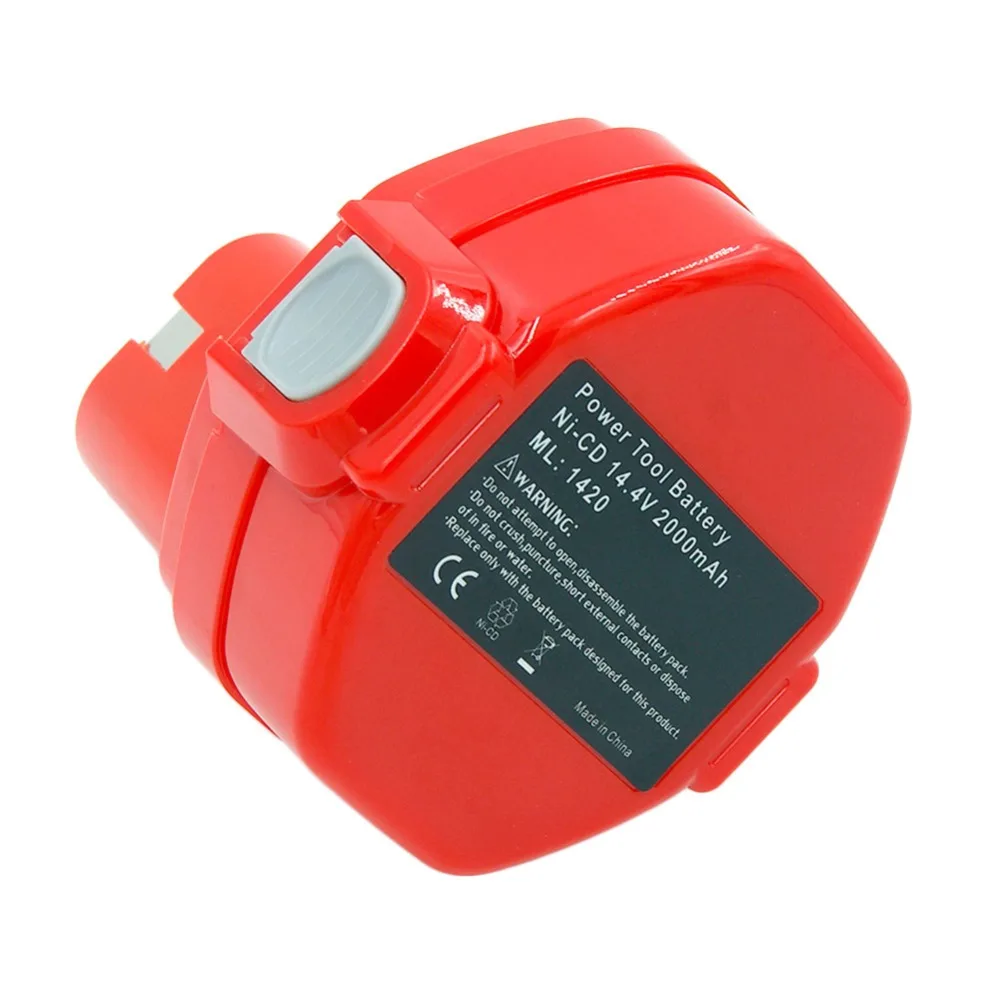 Аккумуляторная батарея 14 4 в 2000 мАч Ni CD для дрелей Makita 1420 1422 1433 1434 1435 193985 8 запасная