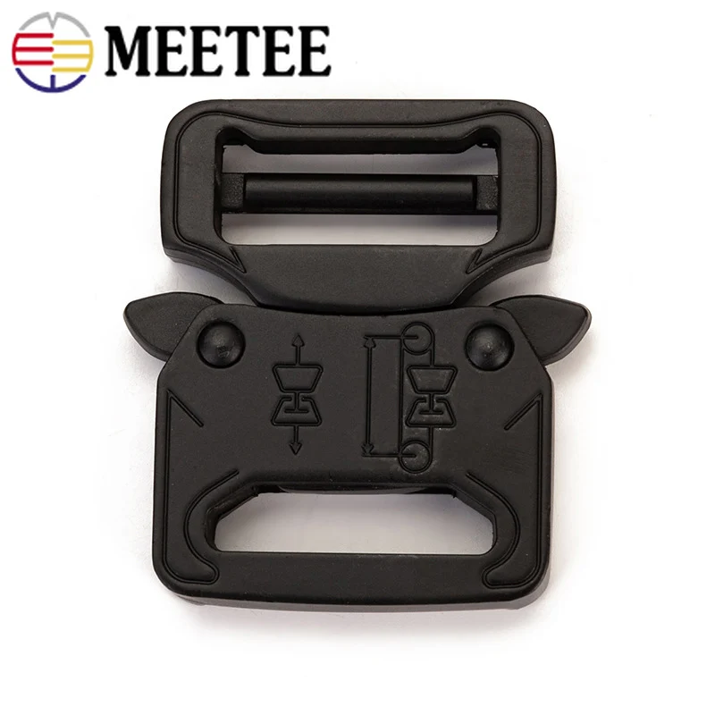 Meetee 1/2/4 шт. с быстросъемным ID27mm открытый металлический крючок для ношения на ремне для рюкзак поясные резинки весна пряжки изделия для шитья аксессуар AP353