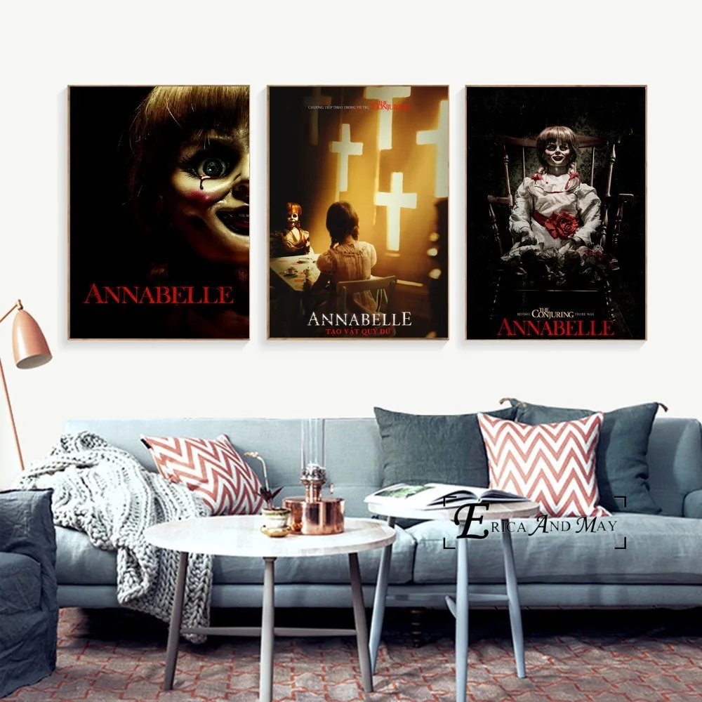 Annabelle картина из фильма ужасы Картина на холсте настенные картины домашний декор