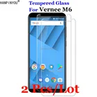 2 шт.лот для Vernee M 6 закаленное стекло 9H 2.5D Премиум Защитная пленка для экрана Vernee M6 5,7
