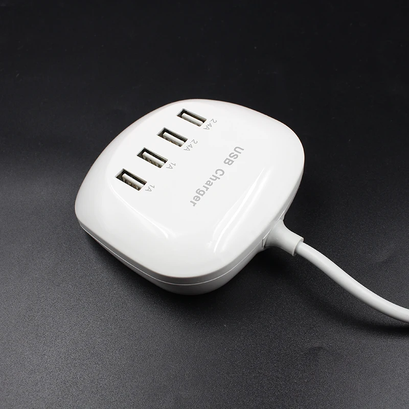Универсальное зарядное устройство с разъемом EU USB для быстрой зарядки 6 8a 4 порта