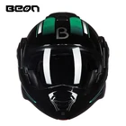 Винтажный шлем BEON Moto rcycle с двойными линзами, 702