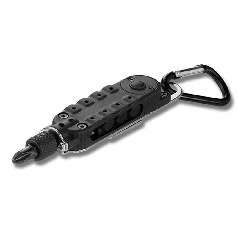 Набор инструментов для кемпинга с отвертками слот и крест, шестигранным ключом, головками под гаечный ключ, открывалкой для бутылок и светодиодной подсветкой – Portable Multitool Slotted Phillips Screwdriver set Hex Wrench Socket Bottle Opener Camping Too