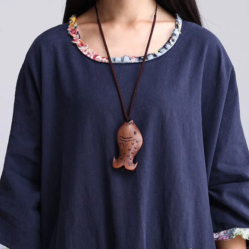 Женское длинное платье из хлопка и льна свободное винтажное оверсайз модель HY314