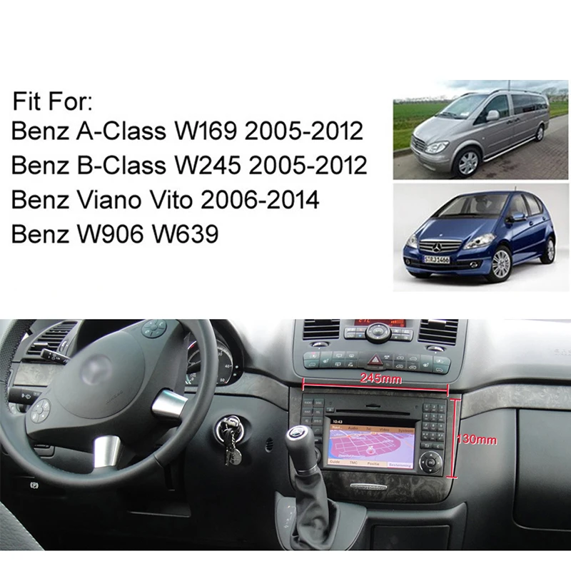 HaiSunny 4G ram Android 8 0 автомобильный DVD для Mercedes Benz A-W169 B-W245 Viano Vito 2005-2011 радио gps