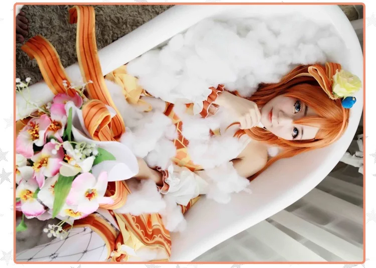 LoveLive Kousaka Honoka букет цветов Пробуждение косплей костюм маскарадный Хэллоуин