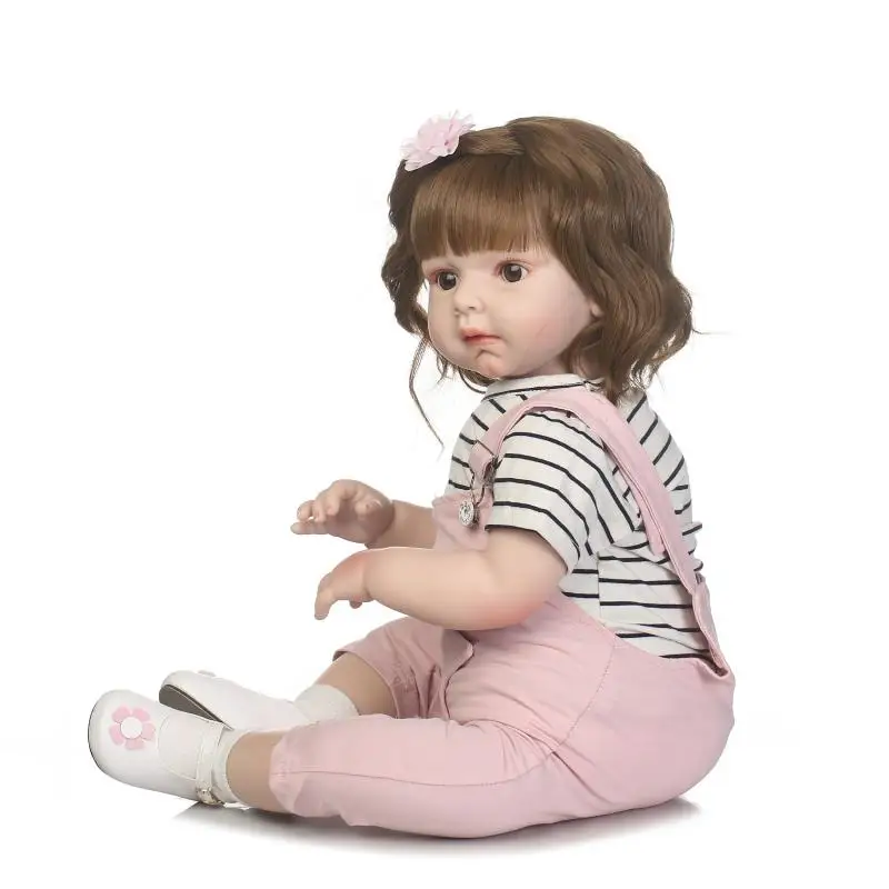 Настоящее Малыша Кукла реборн 70 см кукол Reborn Baby alive 28 дюймов полный винил Boneca