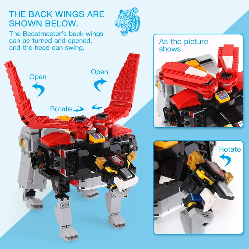Бренд 16057 Voltron Defender Of The Universe модель строительные блоки наборы как Chritmas подарки