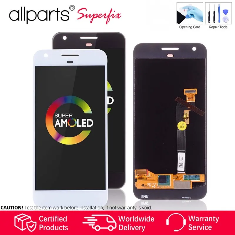 AMOLED Оригинальный дисплей для Google Pixel lcd сенсорный экран дигитайзер Замена 1 htc Nexus S1