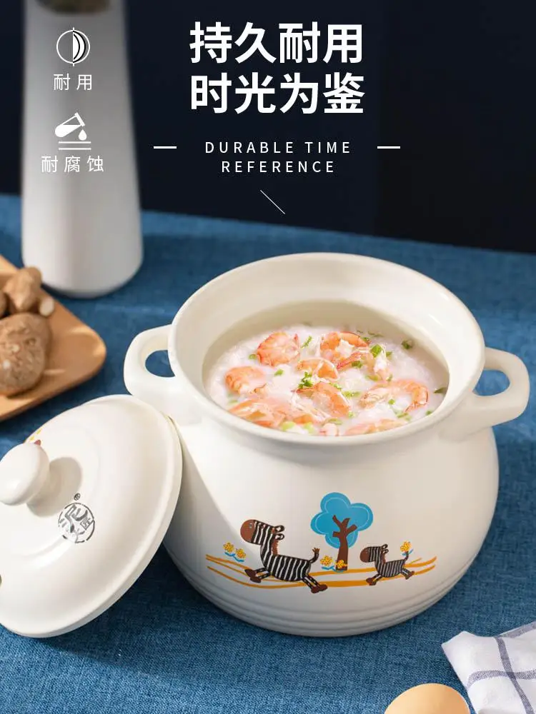 Кастрюля для дома газовая кастрюля супа горелка большой керамический горшок