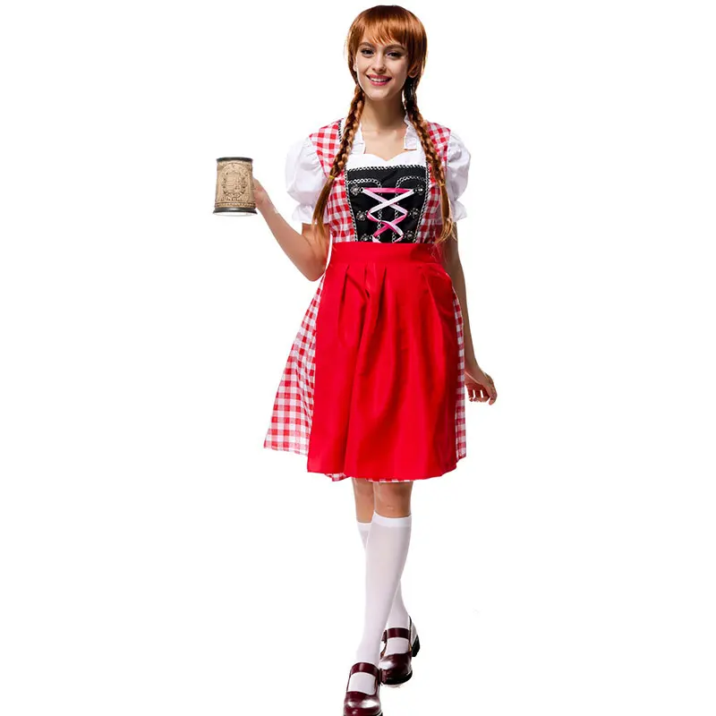 Костюм горничной для Хэллоуина баварского Октоберфеста|dress cosplay|cosplay hatcosplay alice |