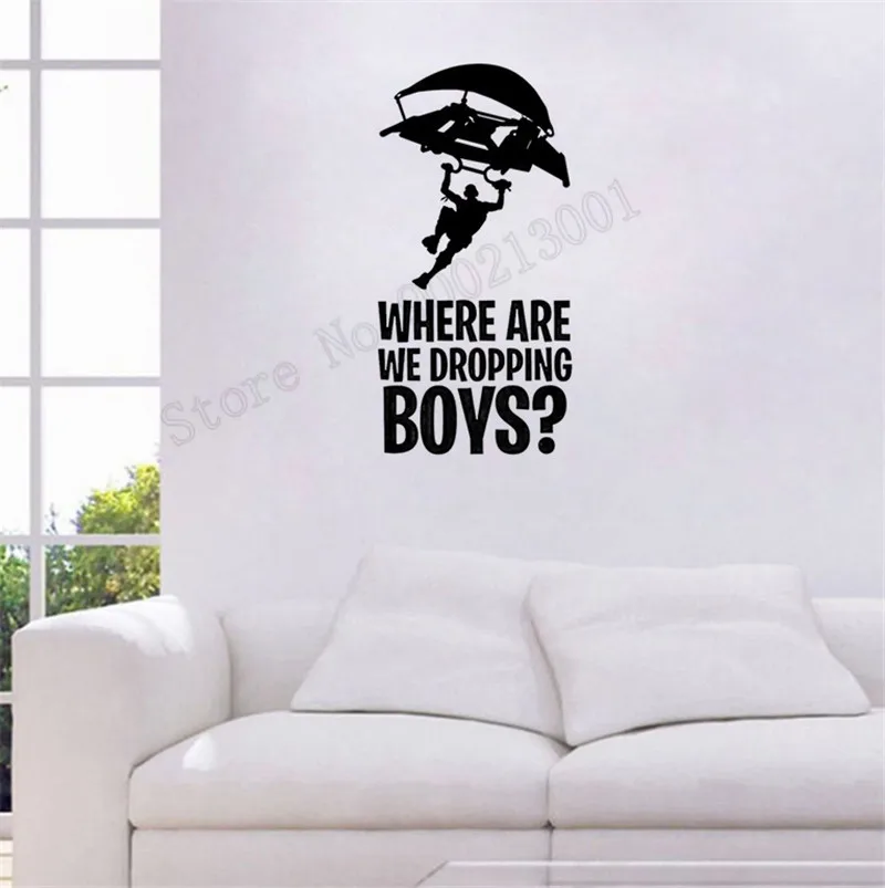 Play Games Poster Mural Fashional Decoration For Kidsroom Boys Bedroom Decals Office Game Room Ornament LY1202 | Дом и сад